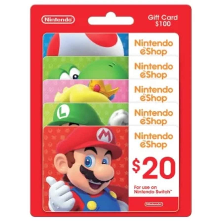 $100 Nintendo eShop Gift Card: $80 for members