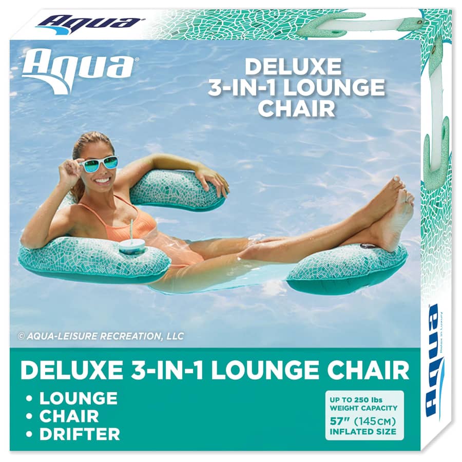 Aqua Mosaic 3-in-1 Pool Chair Float: $6.25 Aqua Mosaic 3-in-1 Pool Chair Float: $6.25