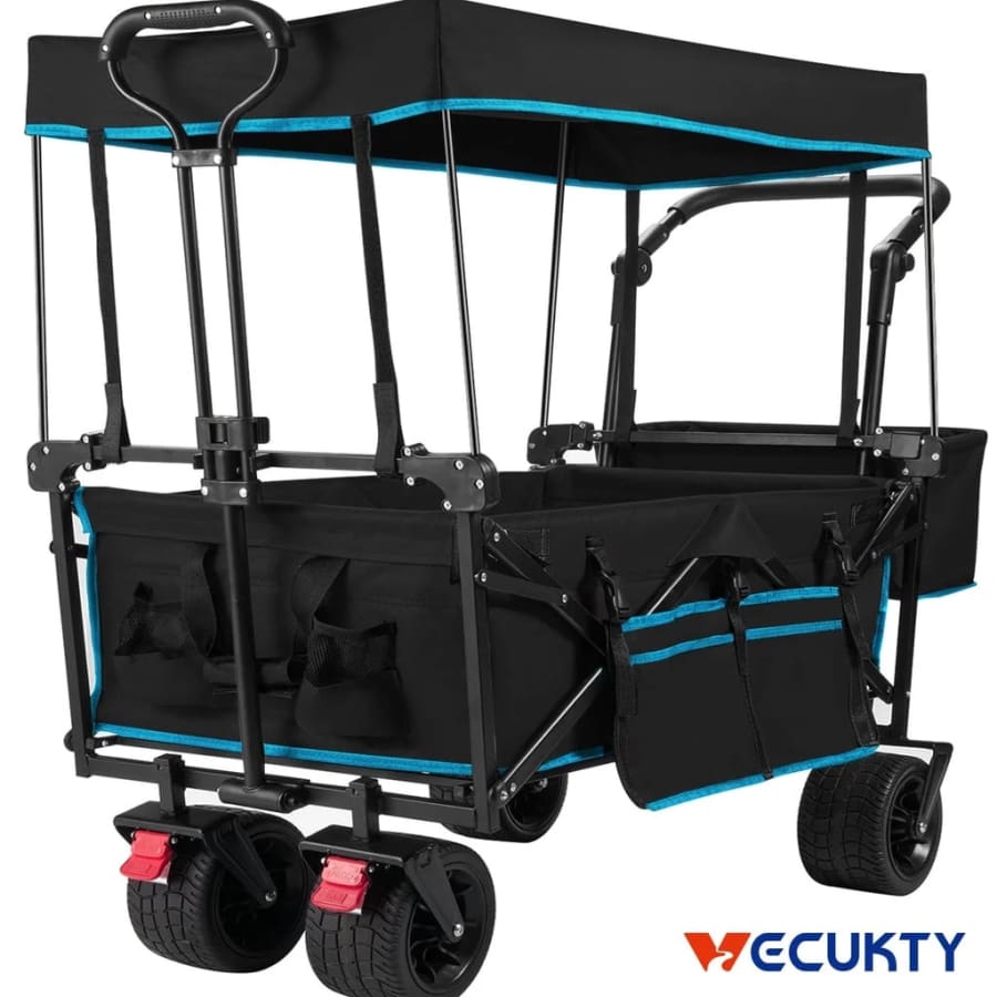 Collapsible Garden Wagon Cart with Removable Canopy: $89