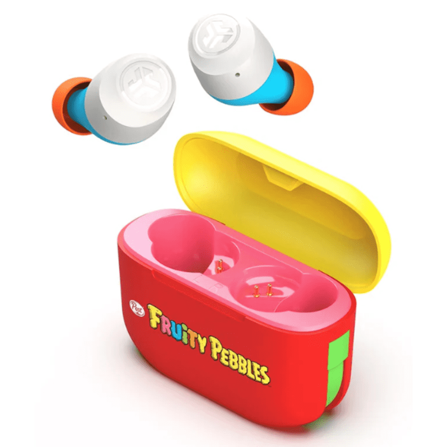 JLab Fruity Pebbles Go Air Pop True Wireless Earbuds: $25 JLab Fruity Pebbles Go Air Pop True Wireless Earbuds: $25