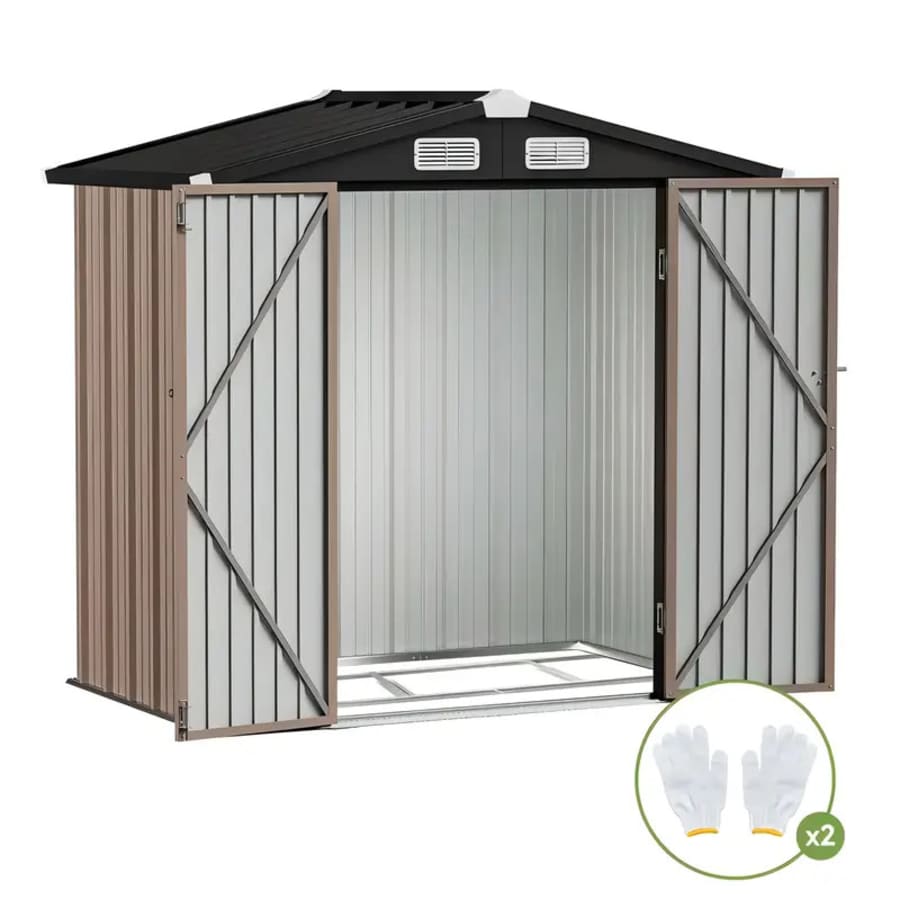 5x3-Foot Metal Storage Shed: $100 5x3-Foot Metal Storage Shed: $100