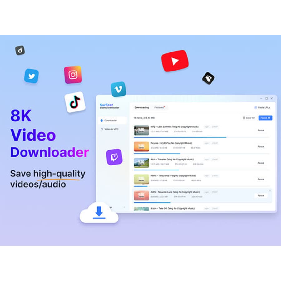 SurFast Video Downloader Lifetime Subscription for PC: $20