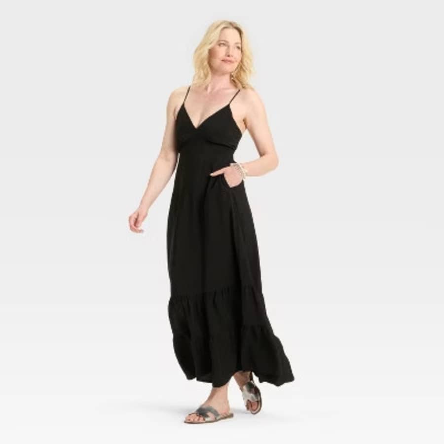 A New Day Women's Open Back Maxi Dress: $11 A New Day Women's Open Back Maxi Dress: $11