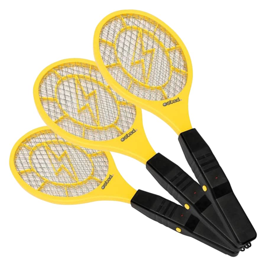 Ostad Electric Fly Swatter Racket Zapper 3-Pack: $15
