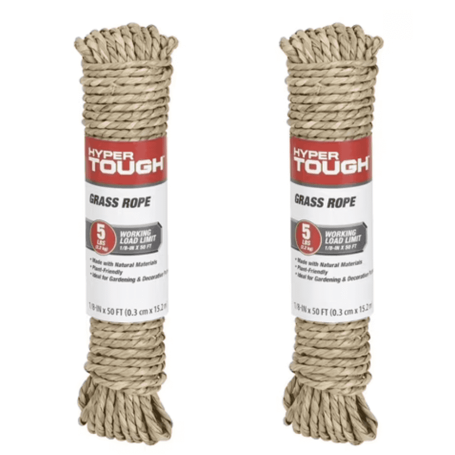 Hyper Tough 50-Ft. Grass Rope 2-Pack: $5.83