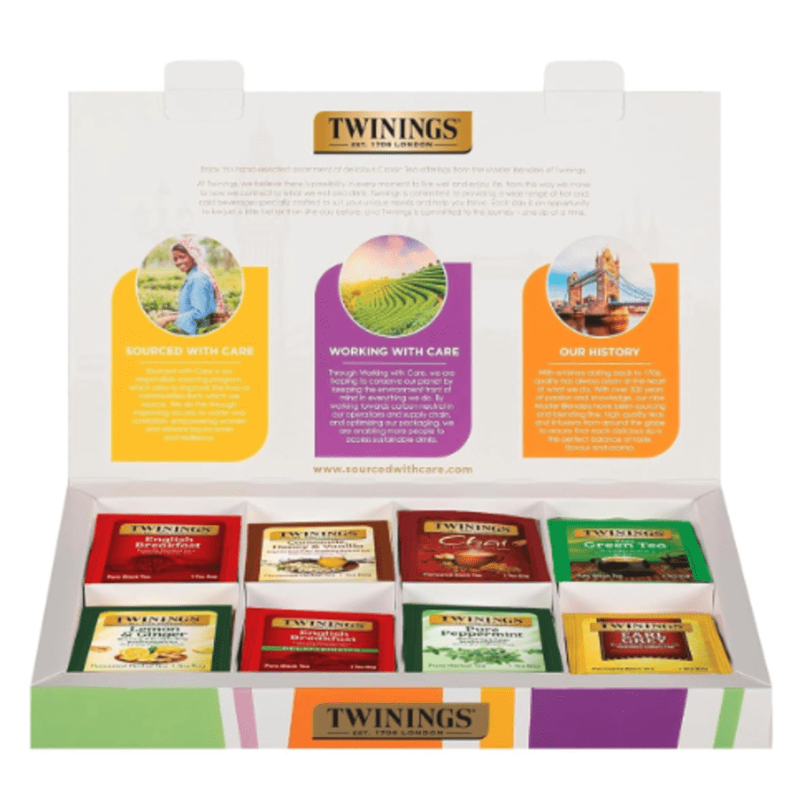 Twinings Tea Classics Collection 48-Count Gift Box Sampler: $16 via Subscribe & Save