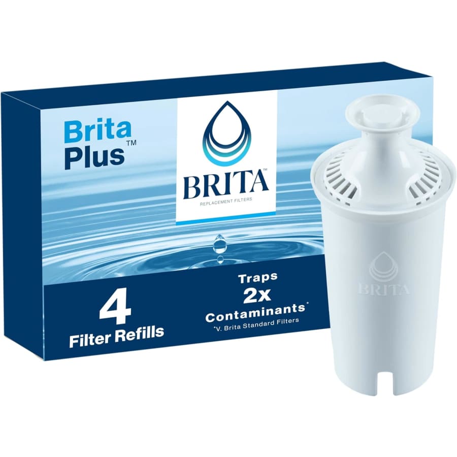 Brita Plus Water Filter 4-Pack: $17 via Sub & Save