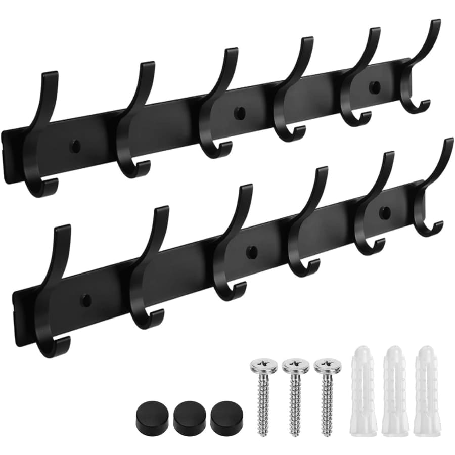Coat Rack Wall Mount 2-Pack: $7.79
