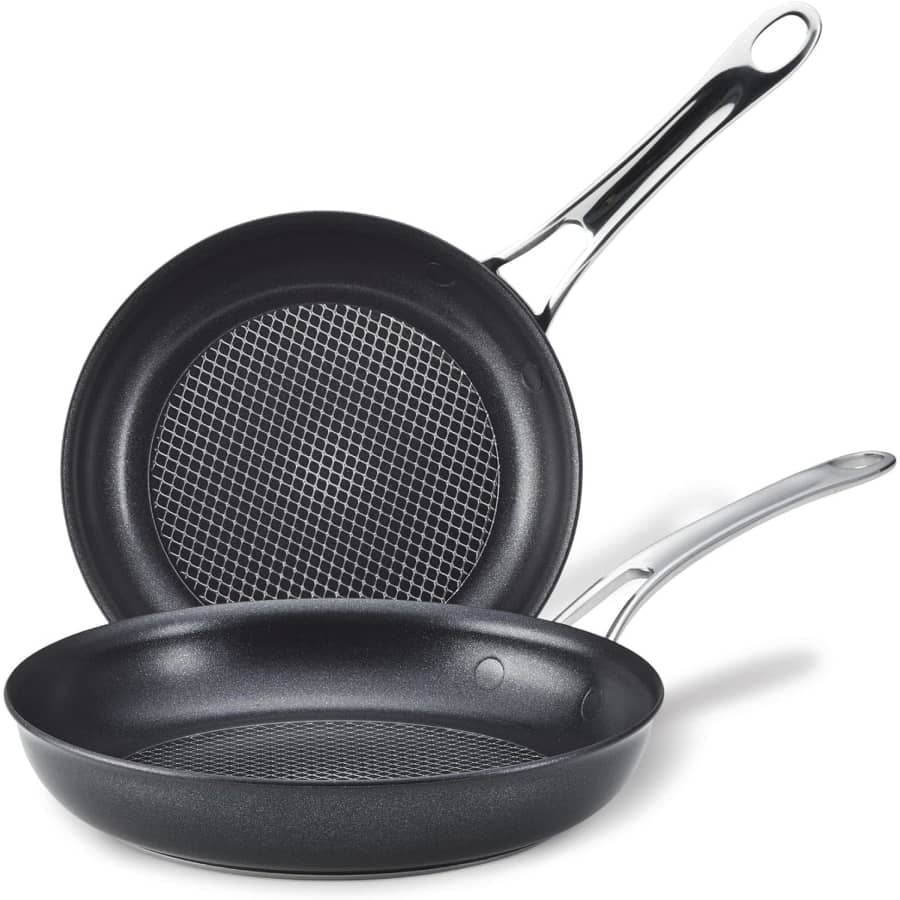 Anolon X Aluminum Nonstick Cookware Frying Pans/Skillet Set: $50 Anolon X Aluminum Nonstick Cookware Frying Pans/Skillet Set: $50
