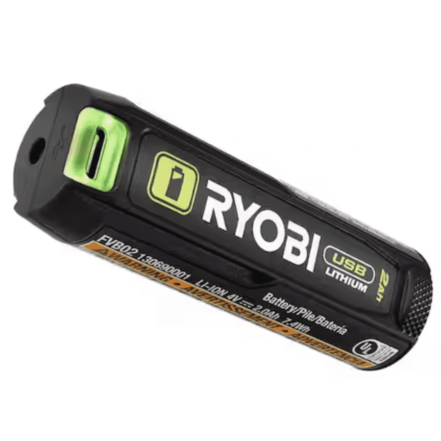 Ryobi USB Lithium 2.0-Ah Rechargeable Battery: Free w/ tool purchase