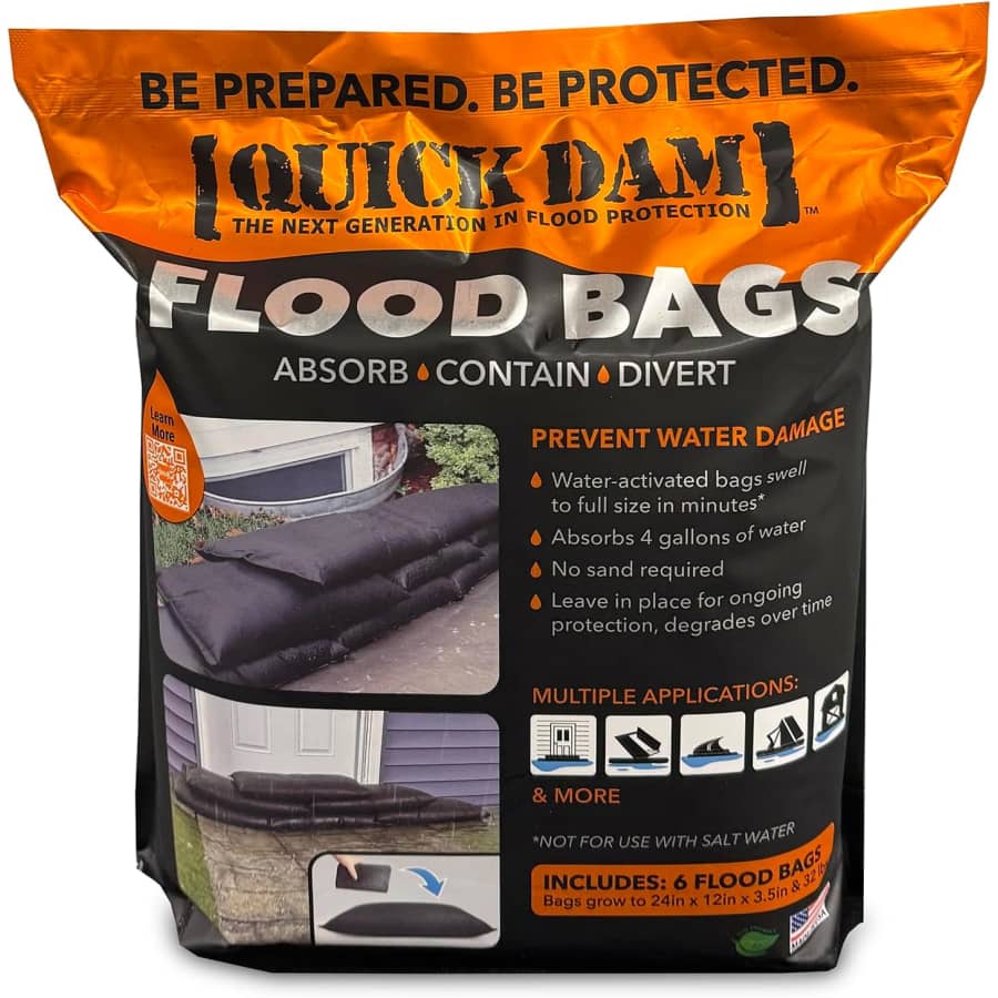 Quick Dam Flood Bag 6-Pack: $21