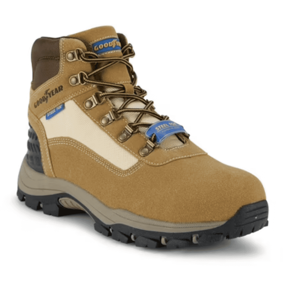 Goodyear Men's Montana Wide Width Steel Toe Work Boots: $24.99