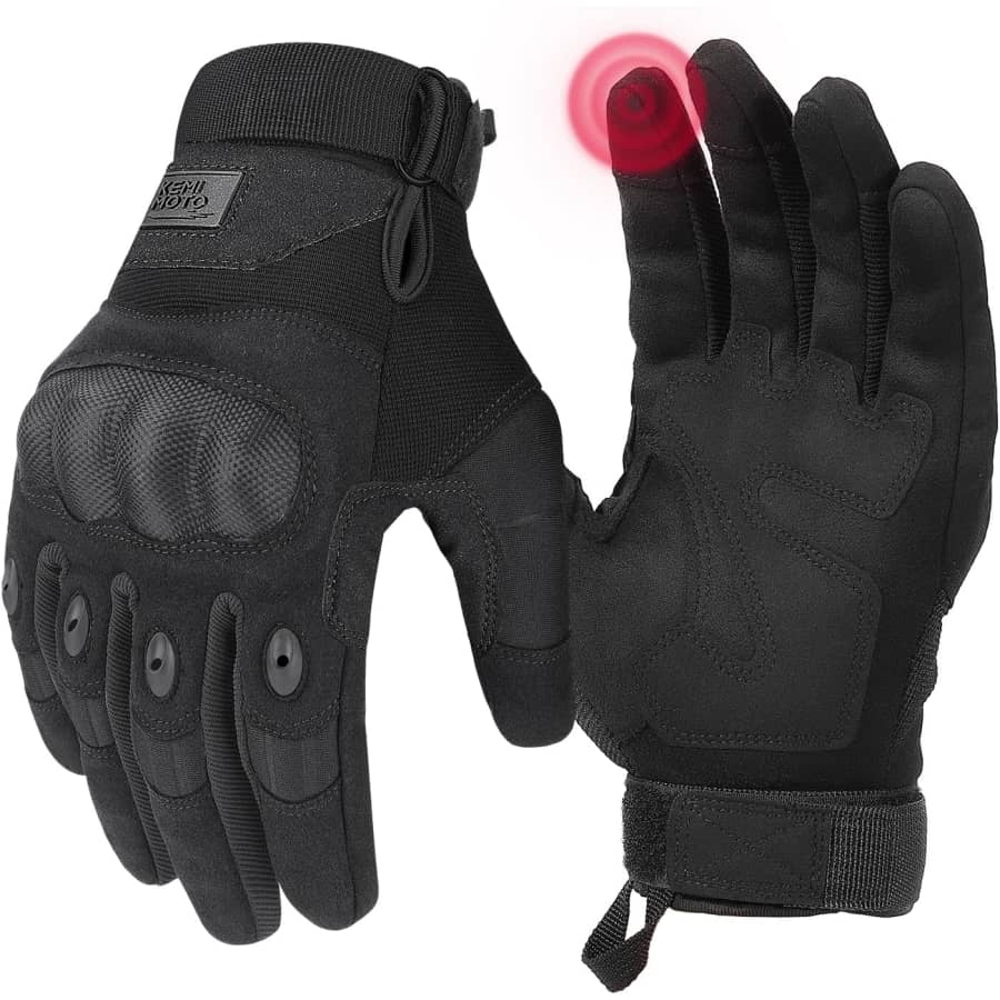 Kemimoto Tactical Touchscreen Gloves: $20