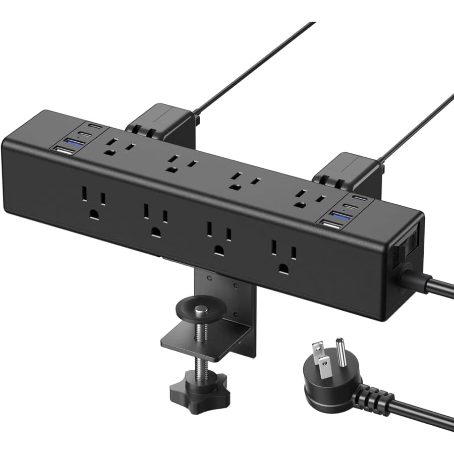 CCCEI USB C 12-Outlet Desk Outlet Station: $20