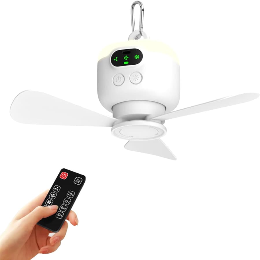 Portable Ceiling Fan for Tent: $22