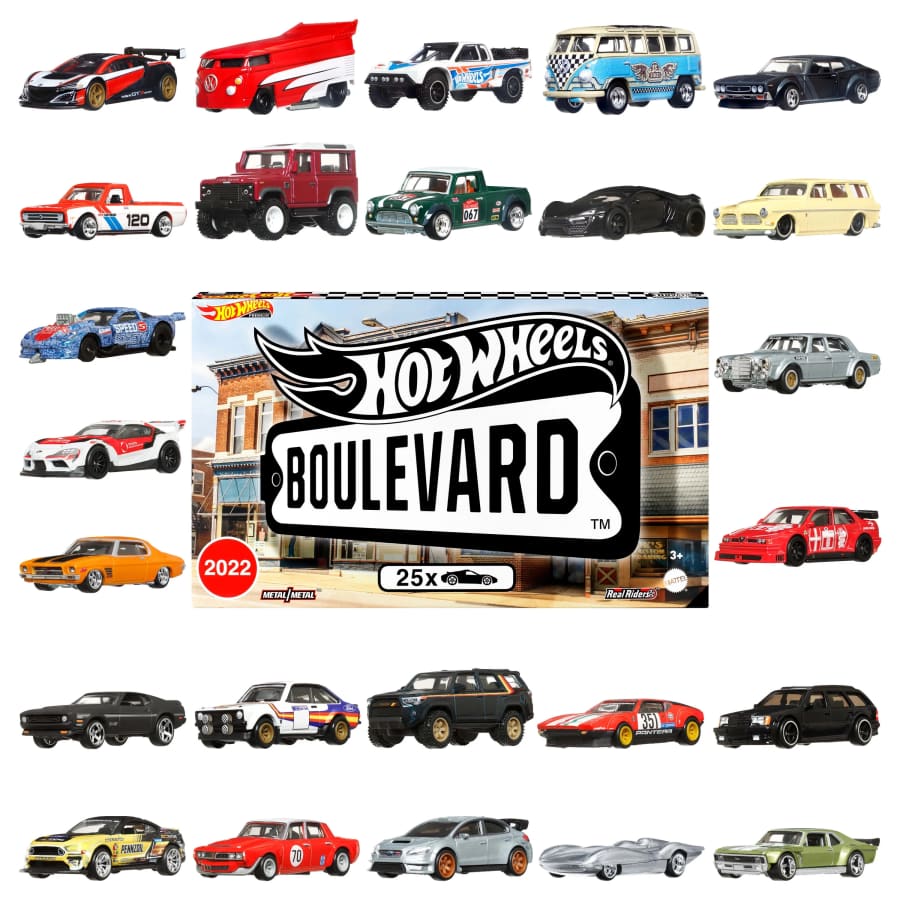 Hot Wheels Boulevard 25-Car Factory Set: $74.97