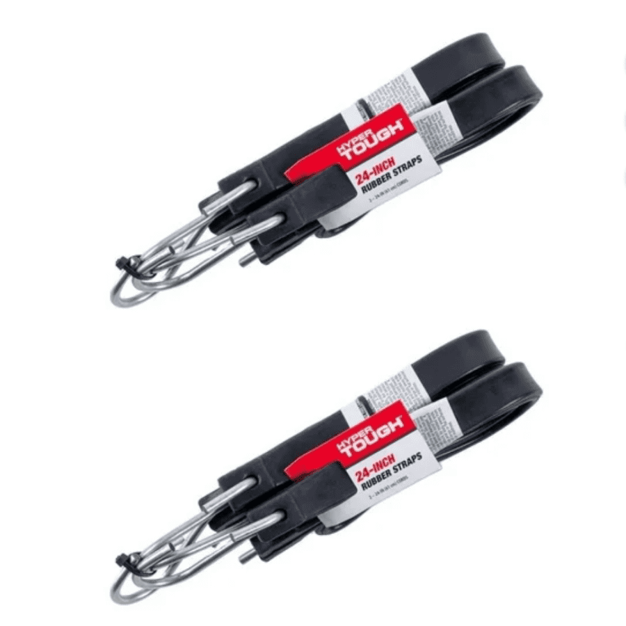 Hyper Tough 24" Rubber Strap Bungee Cord 2-Pack: $6.97 Hyper Tough 24" Rubber Strap Bungee Cord 2-Pack: $6.97