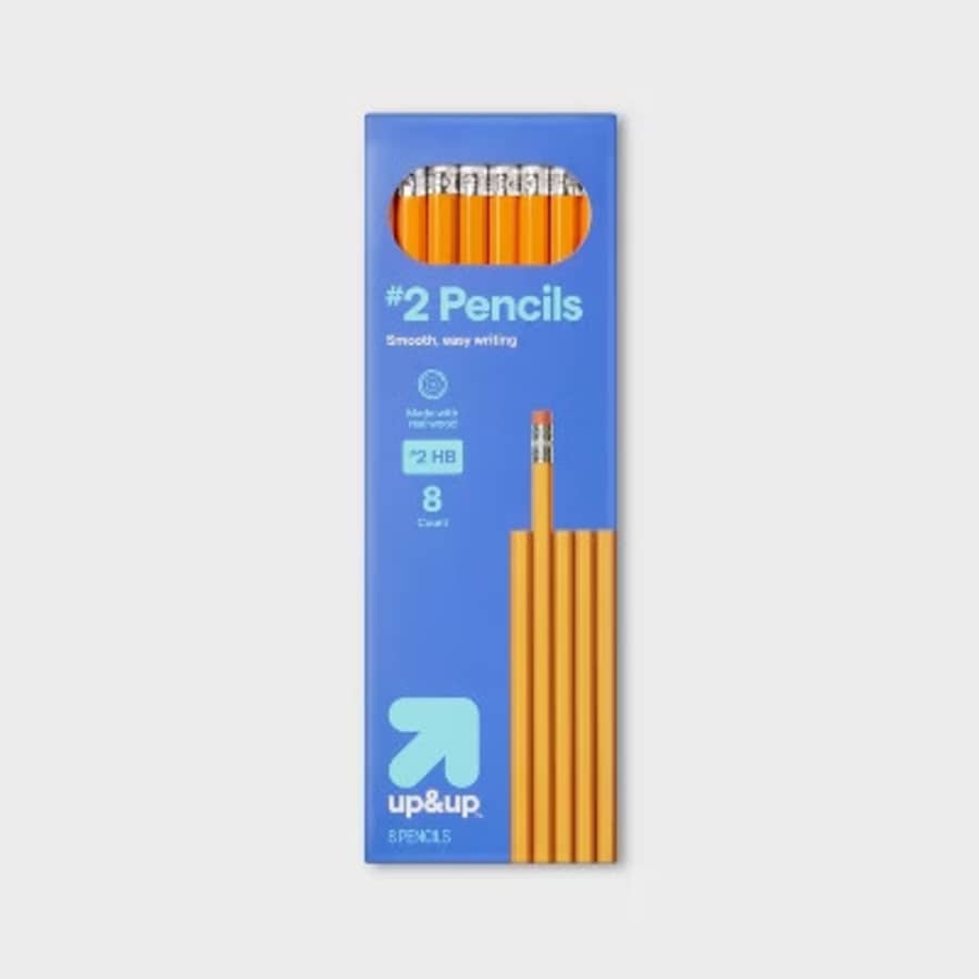 Up & Up #2 Wood Pencil 8-Pack: 39 cents Up & Up #2 Wood Pencil 8-Pack: 39 cents
