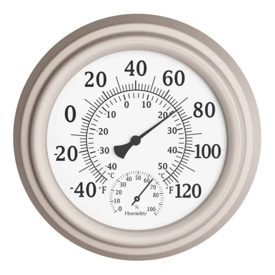 Nature Spring Waterproof Garden Thermometer & Hygrometer: $12