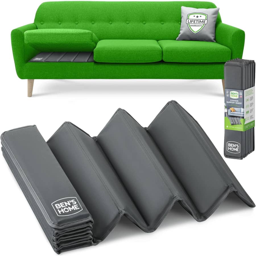 Ben's Home 58"-67" Heavy Duty Couch Cushion Support: $36 Ben's Home 58"-67" Heavy Duty Couch Cushion Support: $36