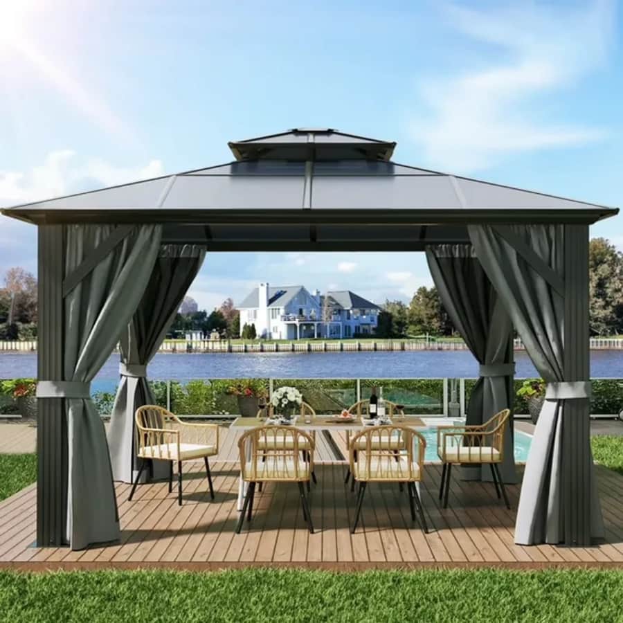 Yitahome 12x14-Foot Hardtop Gazebo: $497.99