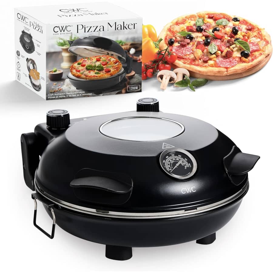 Cook With Color Electric Indoor Pizza Oven: $50 Cook With Color Electric Indoor Pizza Oven: $50