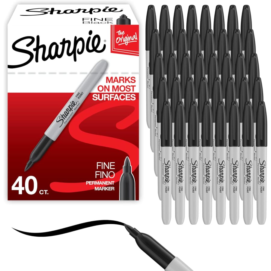 Sharpie 40-Count Fine Point Permanent Markers: $19 w/ Subscribe & Save Sharpie 40-Count Fine Point Permanent Markers: $19 w/ Subscribe & Save