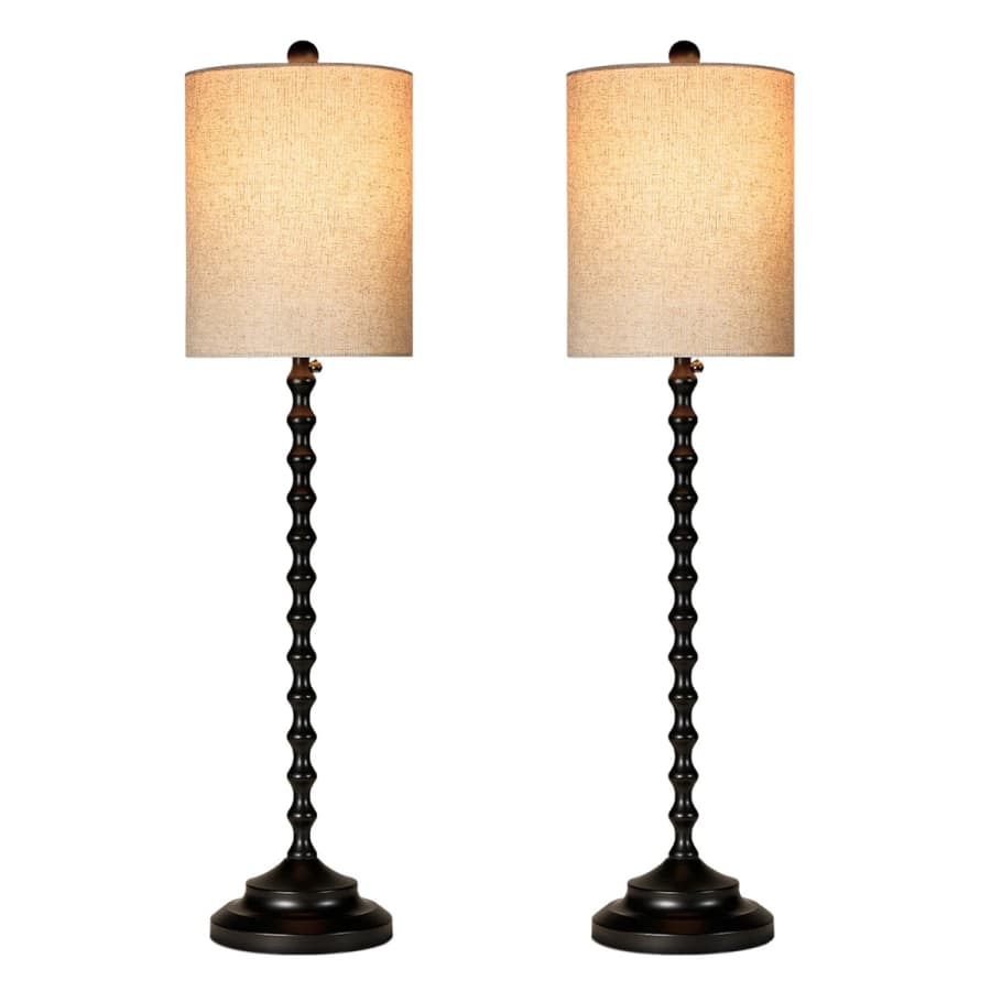 Bungalow Rose Pavanjit Table Lamps Set of 2: $68 Bungalow Rose Pavanjit Table Lamps Set of 2: $68