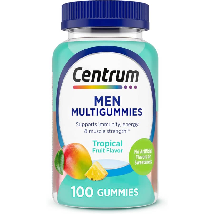 Centrum Men's 100-Count Multivitamin Gummies: $5.94 via Sub & Save
