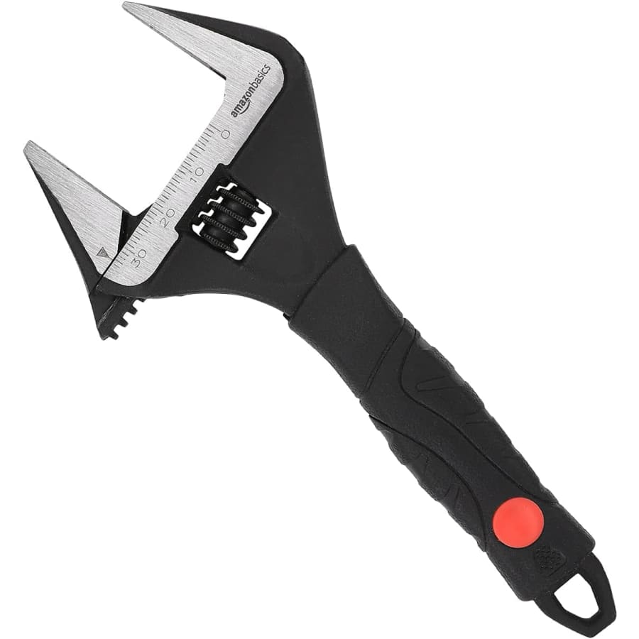 Amazon Basics Adjustable Plumbing Wrench w/ Soft Grip: $6.74