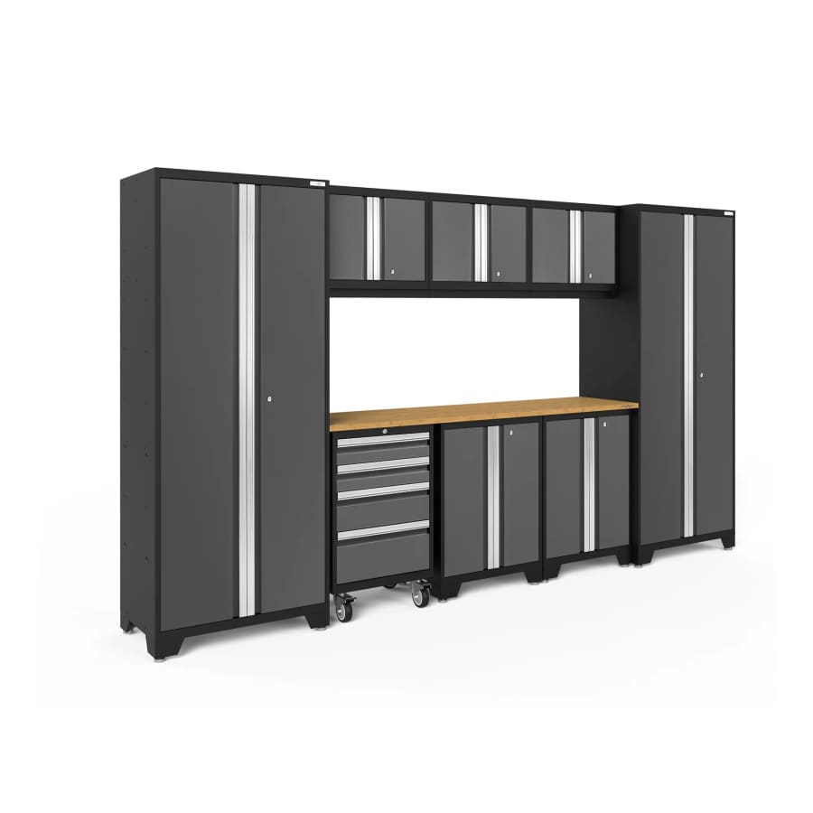 NewAge 132" 8-Cabinet Steel Garage Storage System: $1,800 NewAge 132" 8-Cabinet Steel Garage Storage System: $1,800