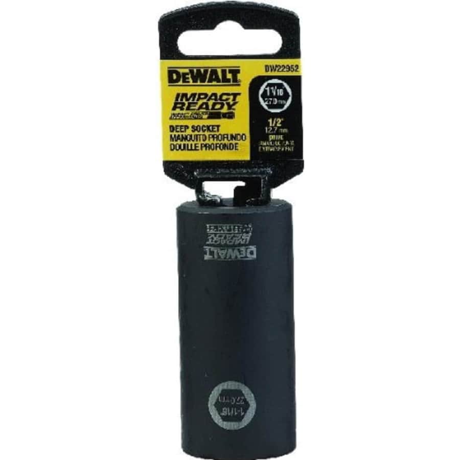DeWalt 1-1/16" Impact Ready Deep Socket for 1/2" Drive: $8.31