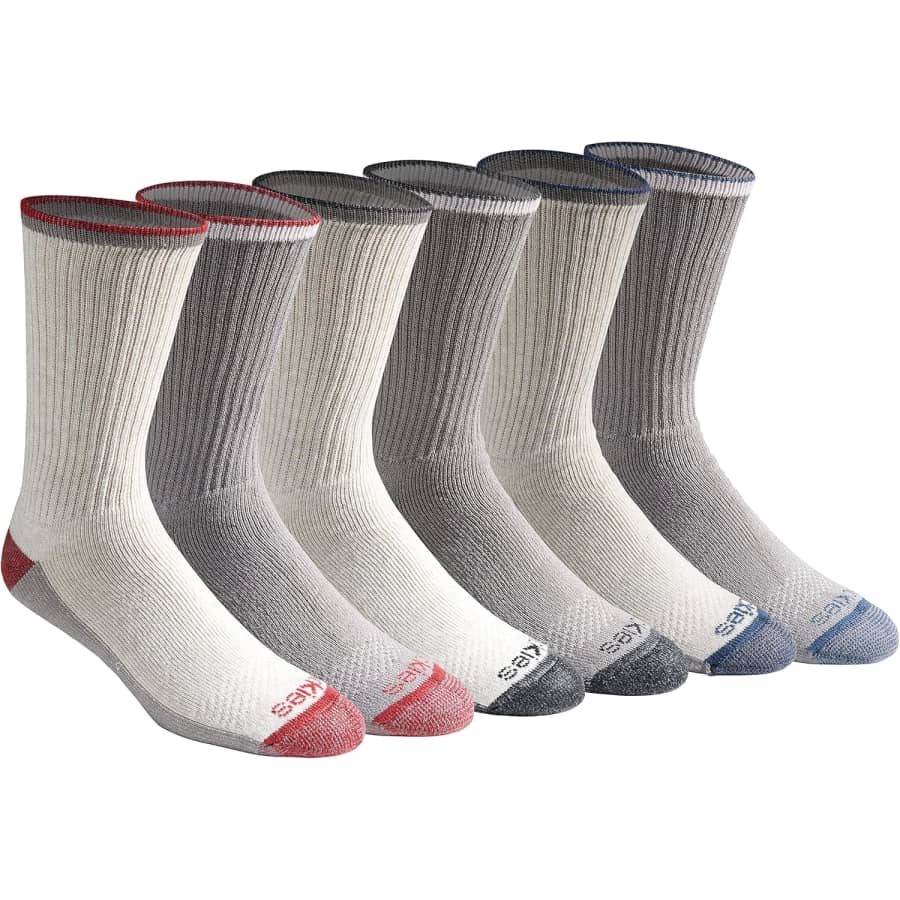 Dickies Men's Dri-Tech Moisture Control Crew Socks 6-Pairs: $6.65 Dickies Men's Dri-Tech Moisture Control Crew Socks 6-Pairs: $6.65