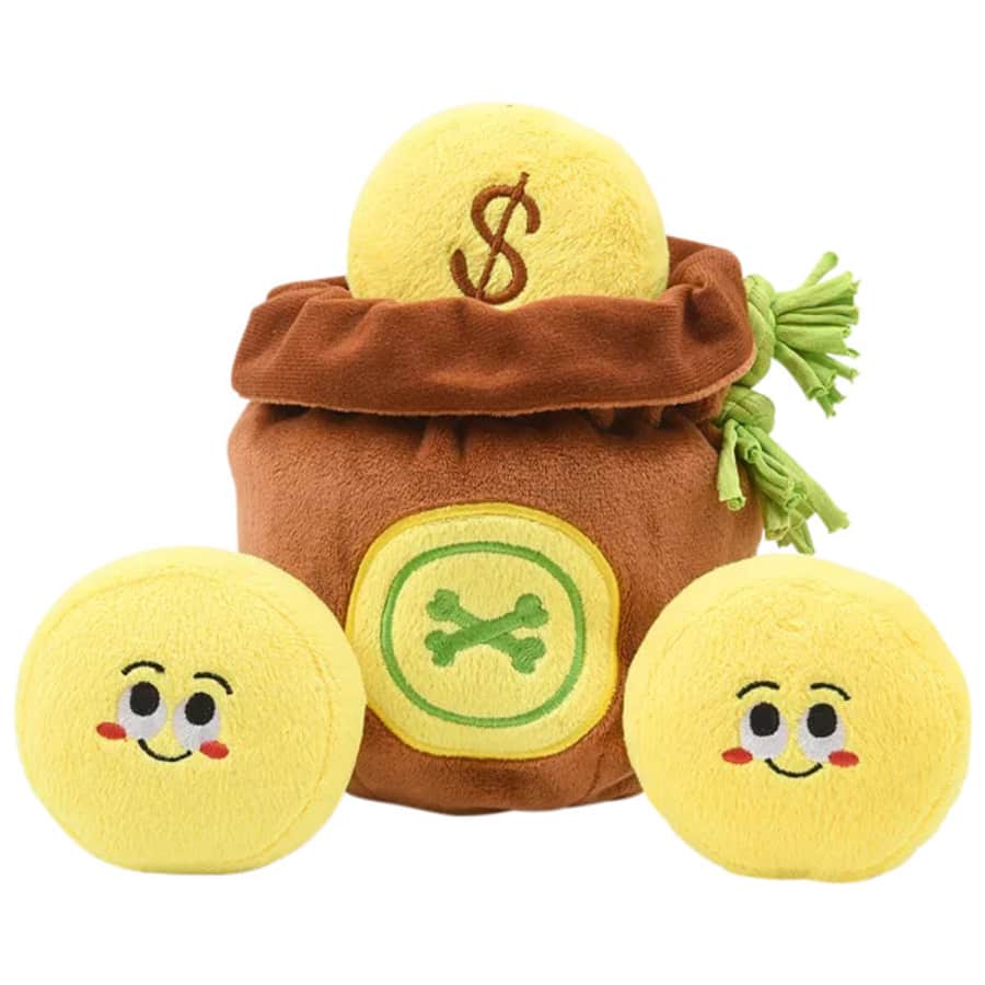 HugSmart 3-In-1 Squeaky Hide and Seek Plush Dog Toy: 3 for $15