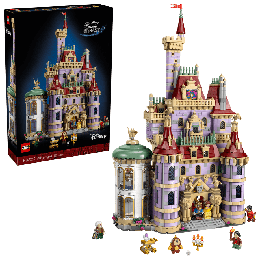LEGO Beauty and the Beast Castle Building Set: $280 + free set