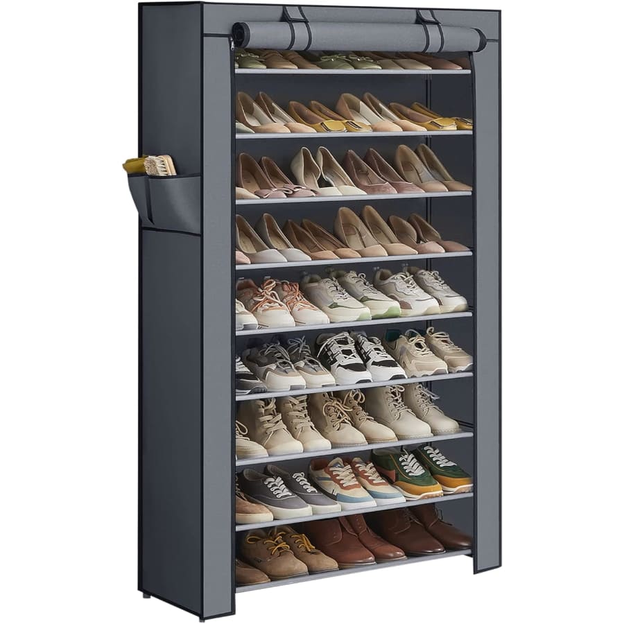 Songmics 9-Tier Shoe Organizer Rack: $29