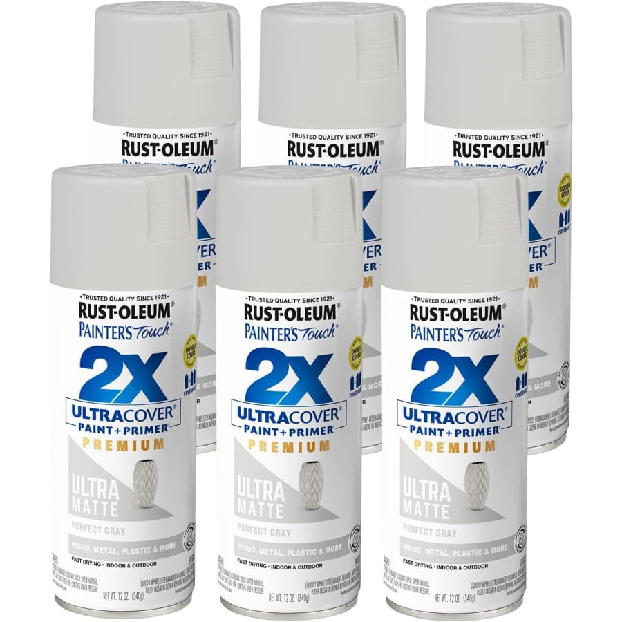 Rust-Oleum Painter's Touch 2X Ultra Cover 12-oz. Can 6-Pack: $27