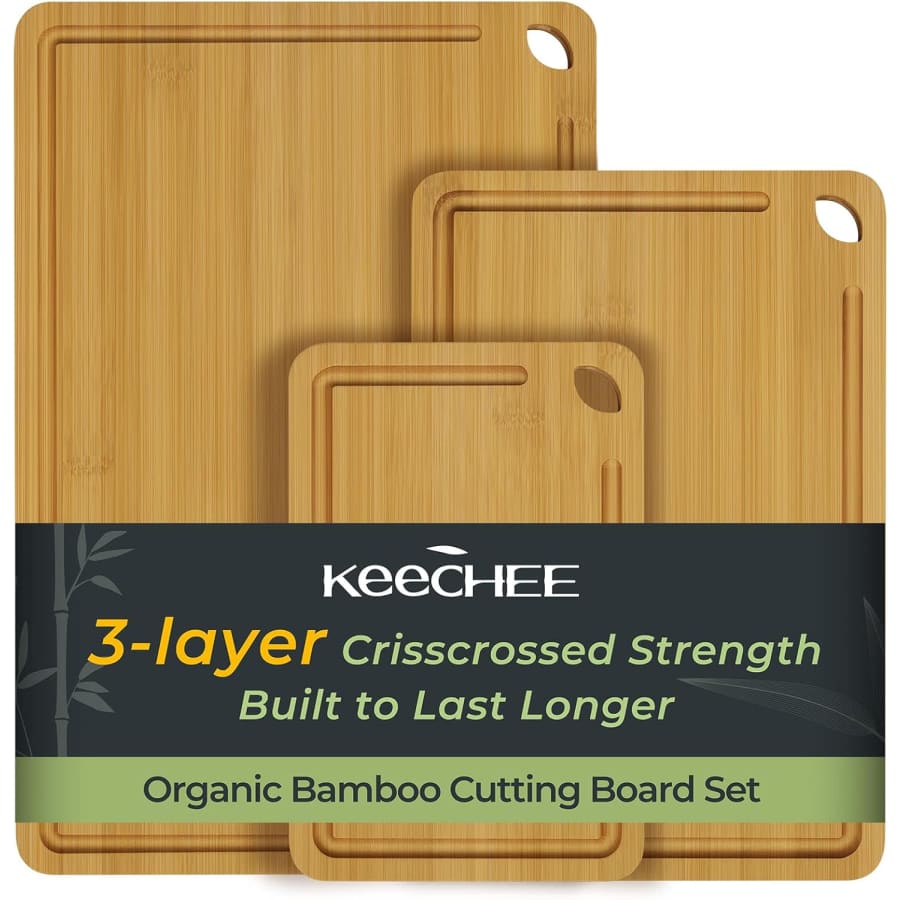 Keechee Wood Cutting Board 3-Pack: $19.19 Keechee Wood Cutting Board 3-Pack: $19.19