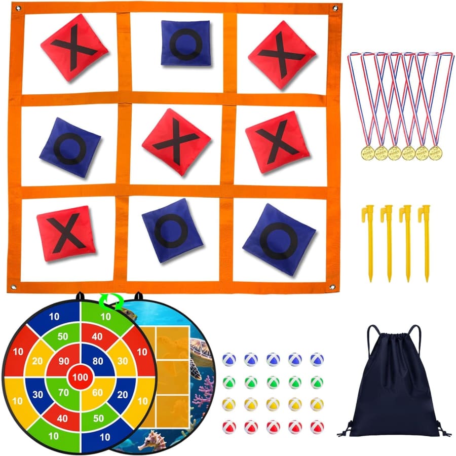 2-in-1 Outdoor Family Party Games: $11.40