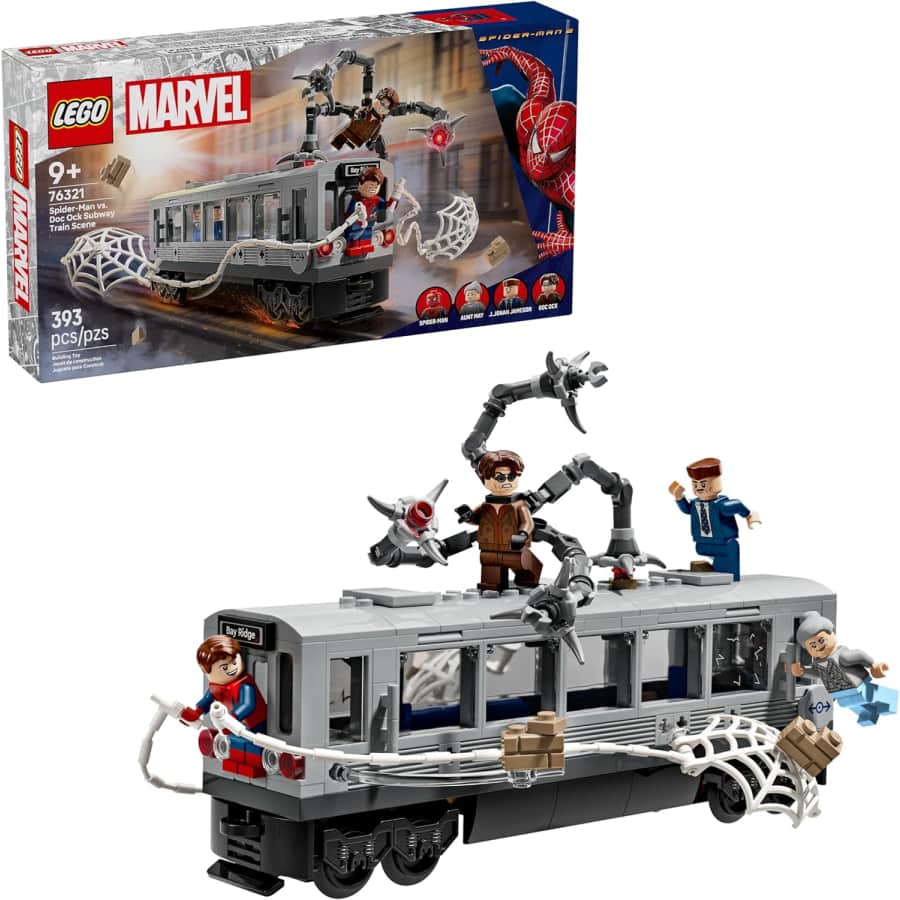 LEGO Spider-Man vs. Doc Ock Subway Train Set: $43.99 LEGO Spider-Man vs. Doc Ock Subway Train Set: $43.99