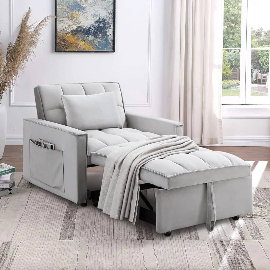 Dinosisco 3-in-1 Convertible Sleeper Sofa Chair: $188 Dinosisco 3-in-1 Convertible Sleeper Sofa Chair: $188