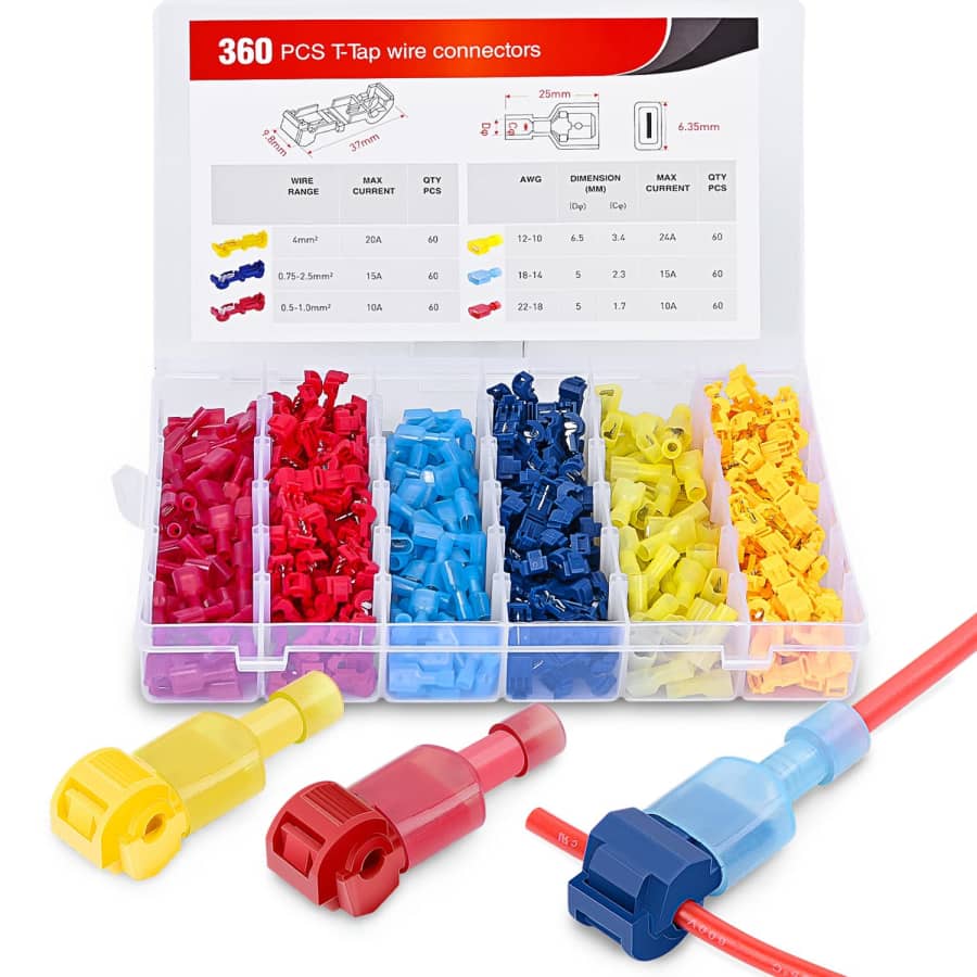 Nilight T-Tap Wire Connector 360-Pack: $19 Nilight T-Tap Wire Connector 360-Pack: $19