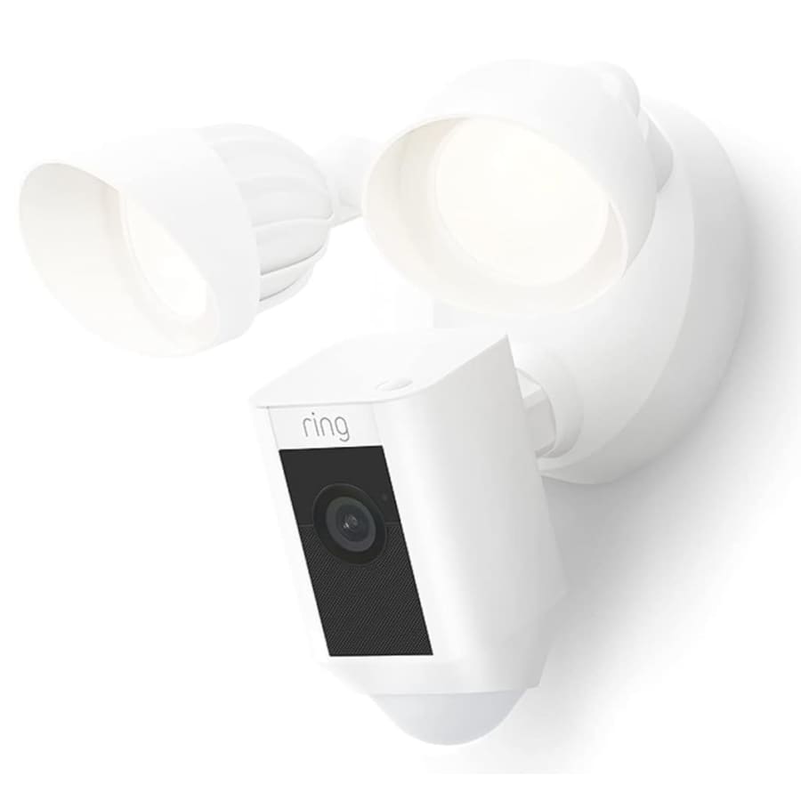 Ring Floodlight Cam Wired Plus 1080p Security Camera (2021): $100