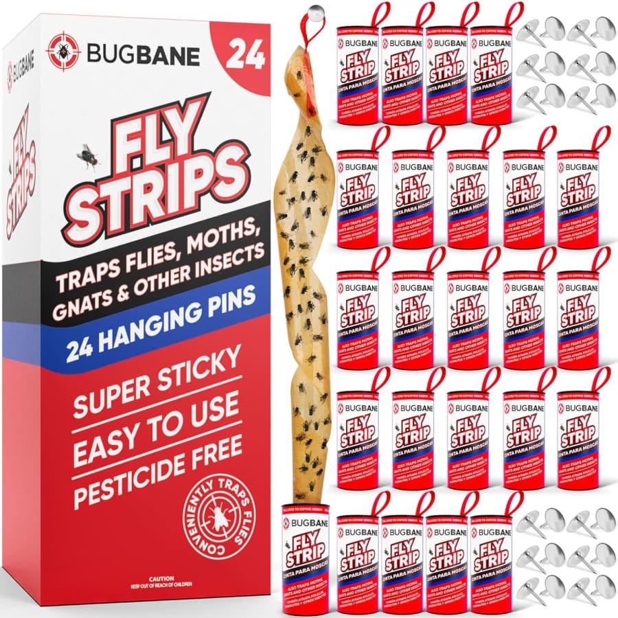 Bugbane Fly Strips 24-Pack: $11 via Sub. & Save Bugbane Fly Strips 24-Pack: $11 via Sub. & Save