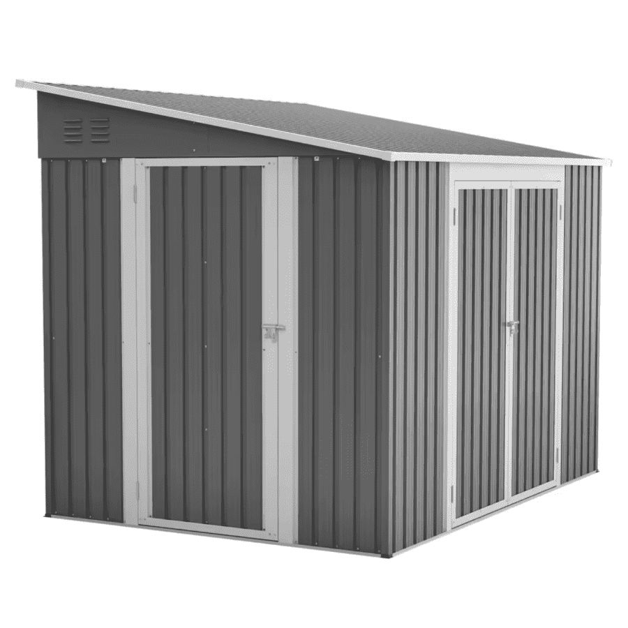 6x8-Foot Metal Outdoor Storage Shed: $226 6x8-Foot Metal Outdoor Storage Shed: $226