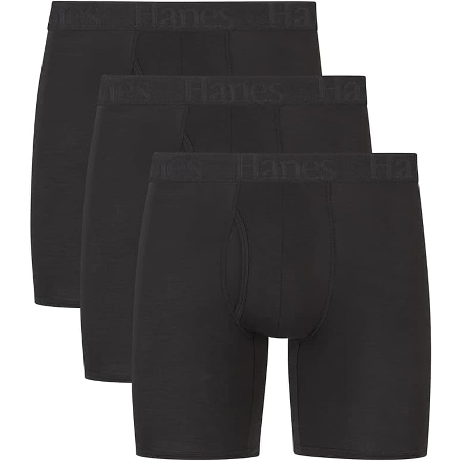 Hanes Men's Originals Supersoft Boxer Briefs 3-Pack: $11 Hanes Men's Originals Supersoft Boxer Briefs 3-Pack: $11