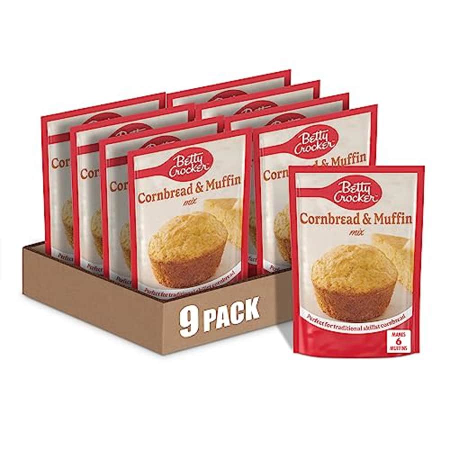 Betty Crocker Cornbread Muffin Mix 6.5 oz 9-Pack: $4.39