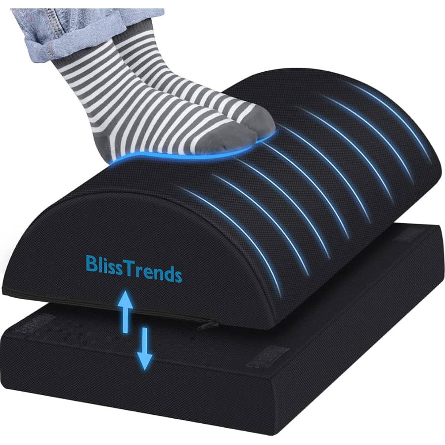 BlissTrends Foot Rest for Under Desk: $14 BlissTrends Foot Rest for Under Desk: $14