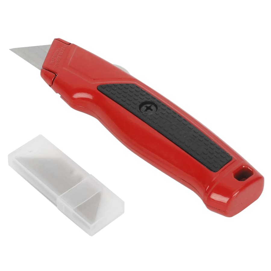 Hyper Tough Retractable Utility Knife w/ 5 Blades: $2
