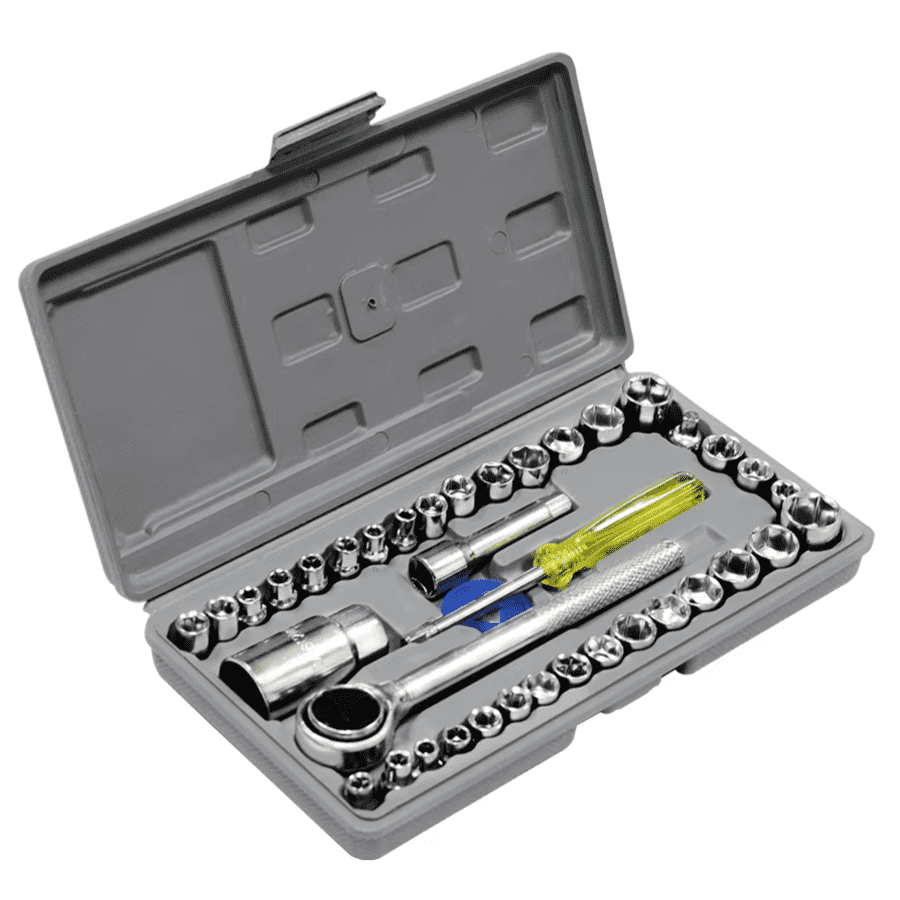 Performance Tool SAE/Metric 40-Piece Socket Set: $3.82